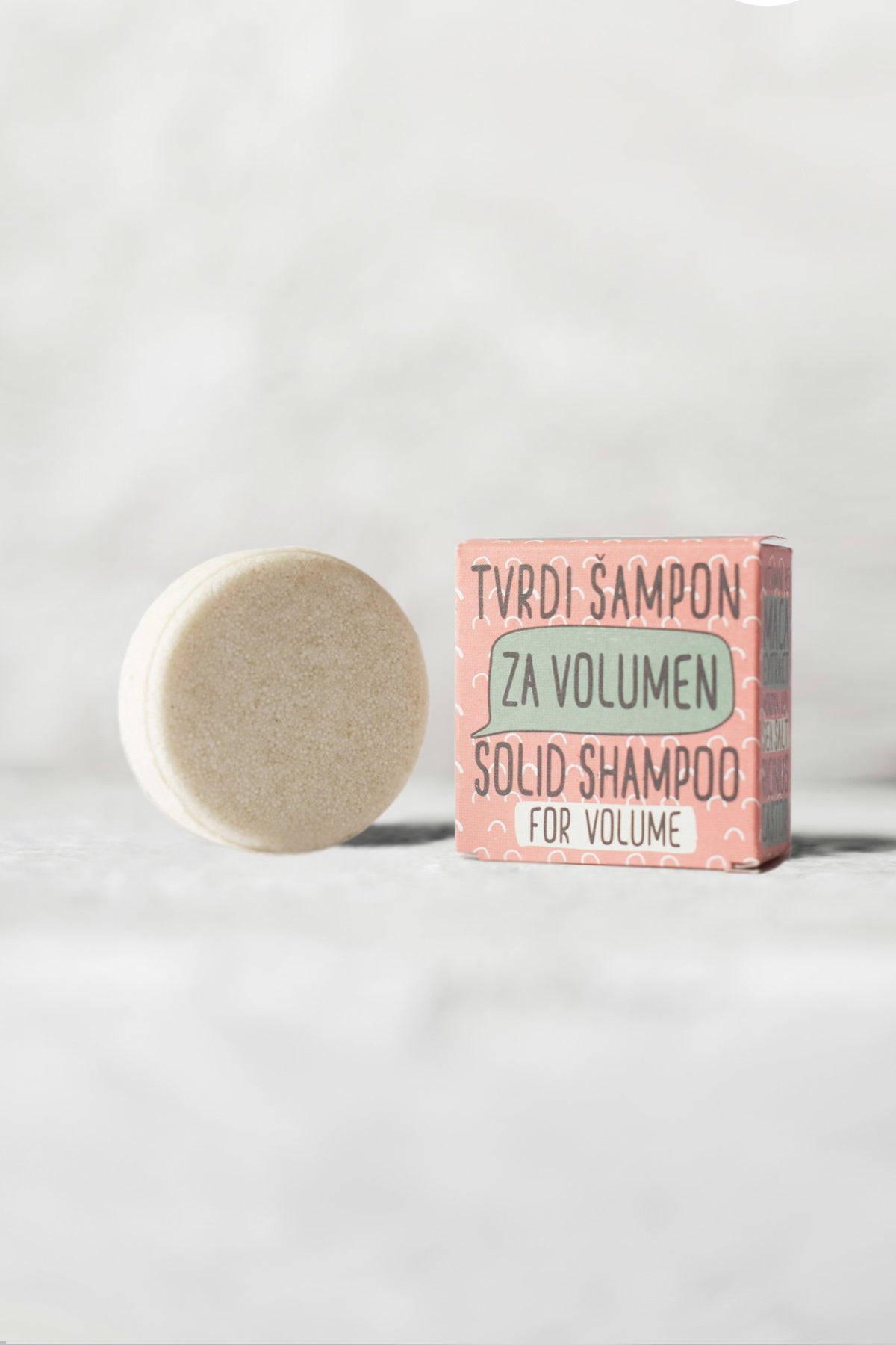 Shampoo voor volume en versterking van het haar [maca-extract, zeezout en castor] 60gr